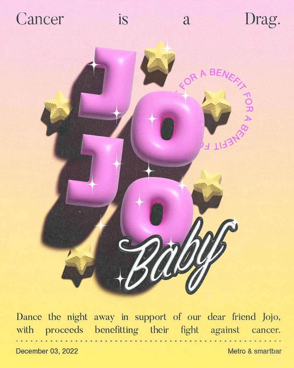djheather's tweet image. #NextSaturday #Dec3rd #CancerIsDrag All building benefit for #JoJoBaby @MetroChicago @SmartBar #Chicago❤️‍🩹