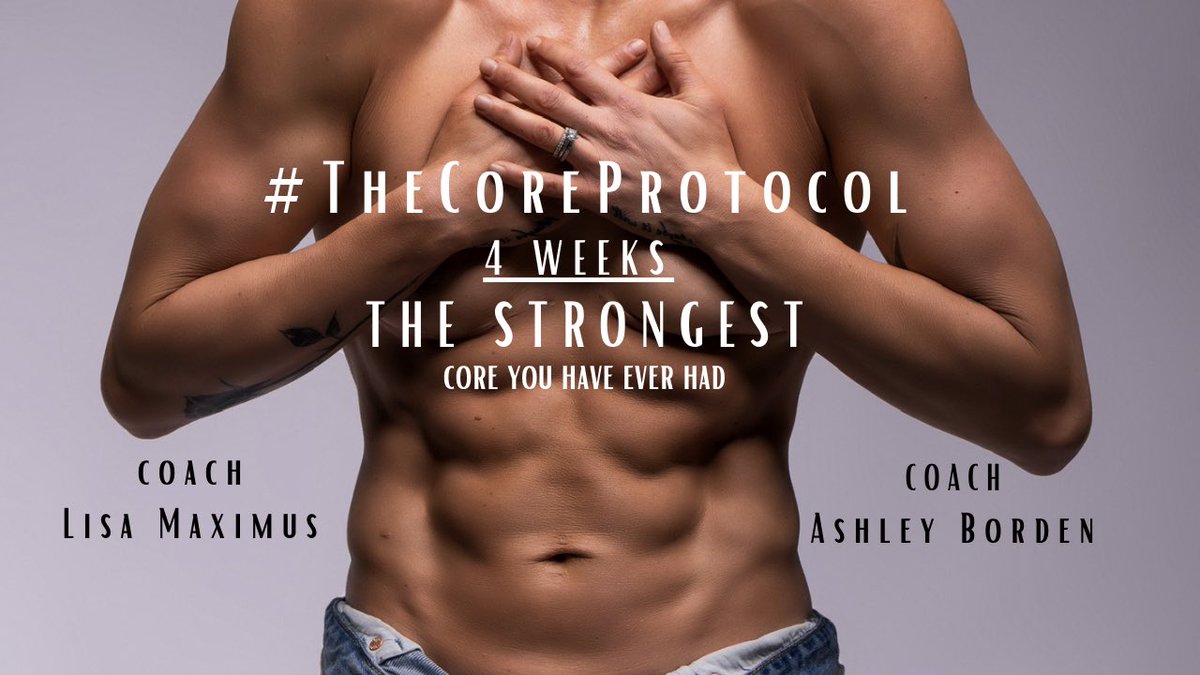 ashleyborden's tweet photo. This just in! #TheCoreProtocol early bird access.
In 4 weeks: The strongest most capable core you have ever had.
$100 off now:
https://t.co/QBnSa4c8AX https://t.co/zXTl7edCZT