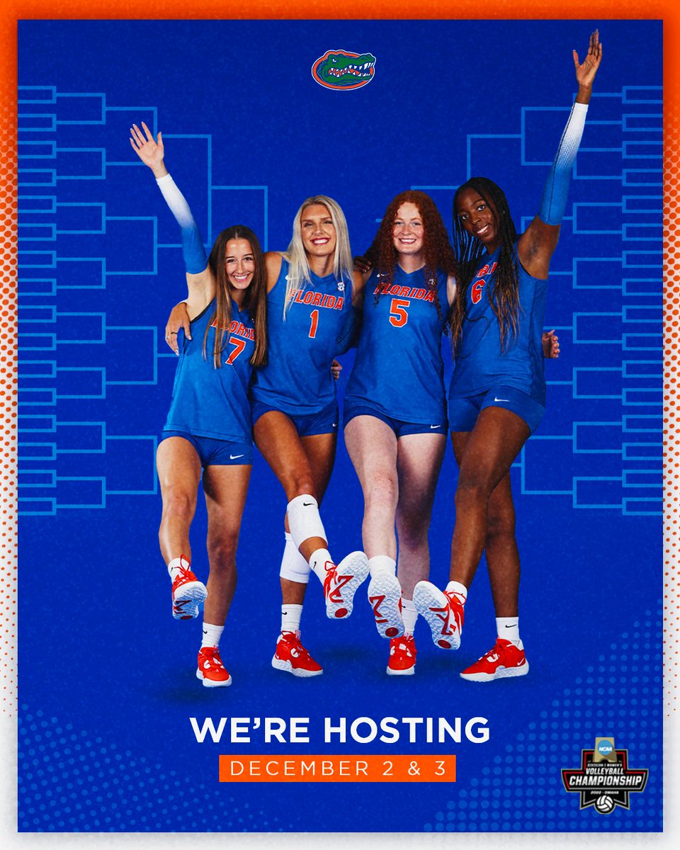 For the 32nd-straight year, the Gators are going dancing 💃

Florida will host the 1st &amp; 2nd Rounds of the tournament! 

#GoGators