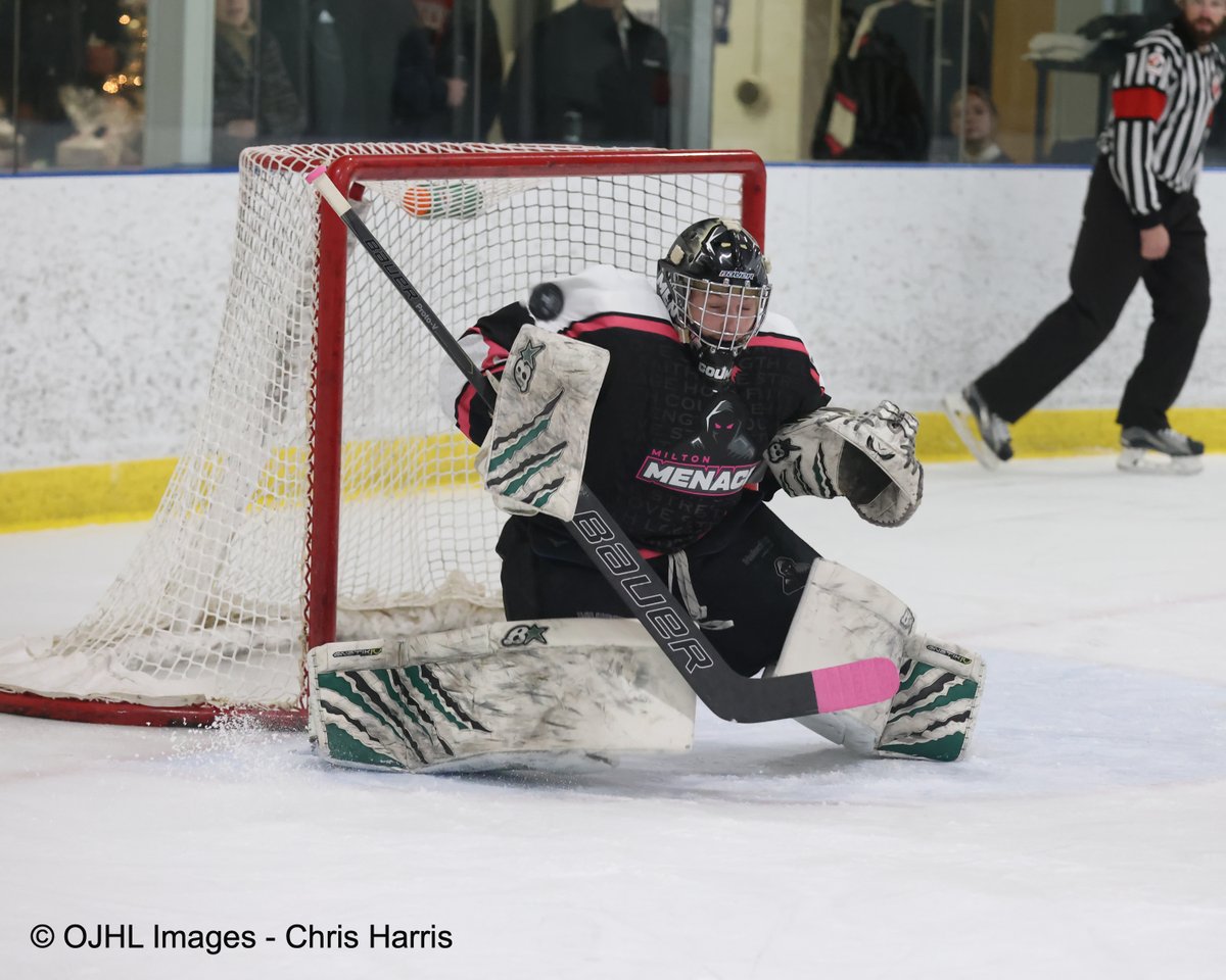 chriscapturedit's tweet photo. MILTON, ON - @OJHLCougars vs @MenaceOJHL - 2-0 Menace after 1! - © OJHL Images Chris Harris @ojhlofficial #leagueofchoice #Menacing #FearTheDarkness #Pinkintherink #CougarCountry https://t.co/QcZEtu1nzF