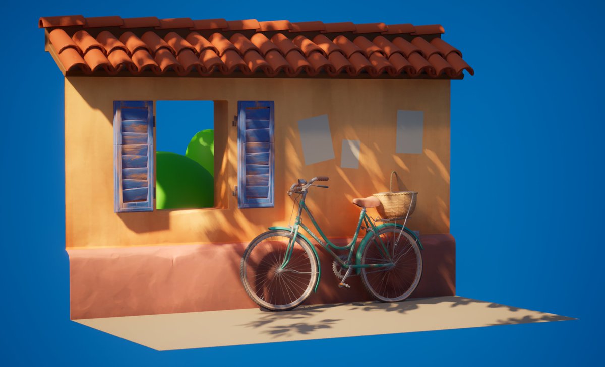 Working on a little scene ☀️
#WIP #UE5 #3D