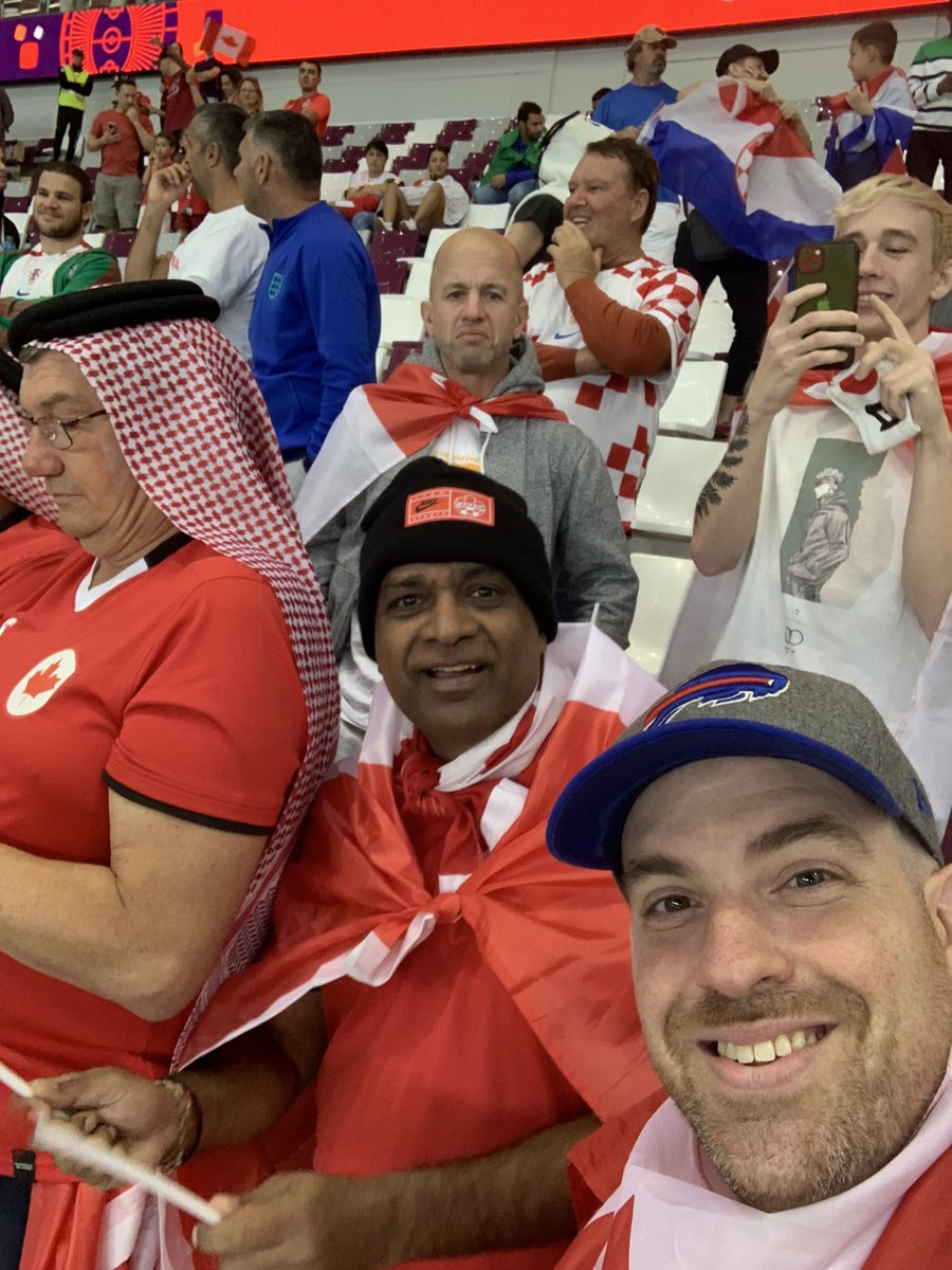 thewhiteabdul's tweet photo. Overall, had a great time at the game today even with the 4-1 loss. Fans were great, atmosphere was great, smooth operation all around! #Qatar2022 #Can #Croatia https://t.co/mQRDmG4wRE