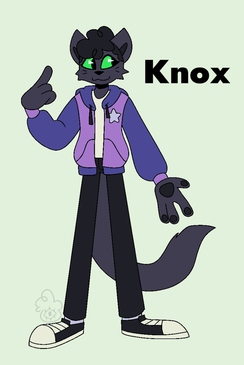 Knox
(he/him, trans man, gay)

Knox and his adoptive sister, Dakota, were both raised by a group of energites due to their abnormal magic levels as corporeals. Knox wants to be a wizard, and is being trained by his adoptive mother, Akira.