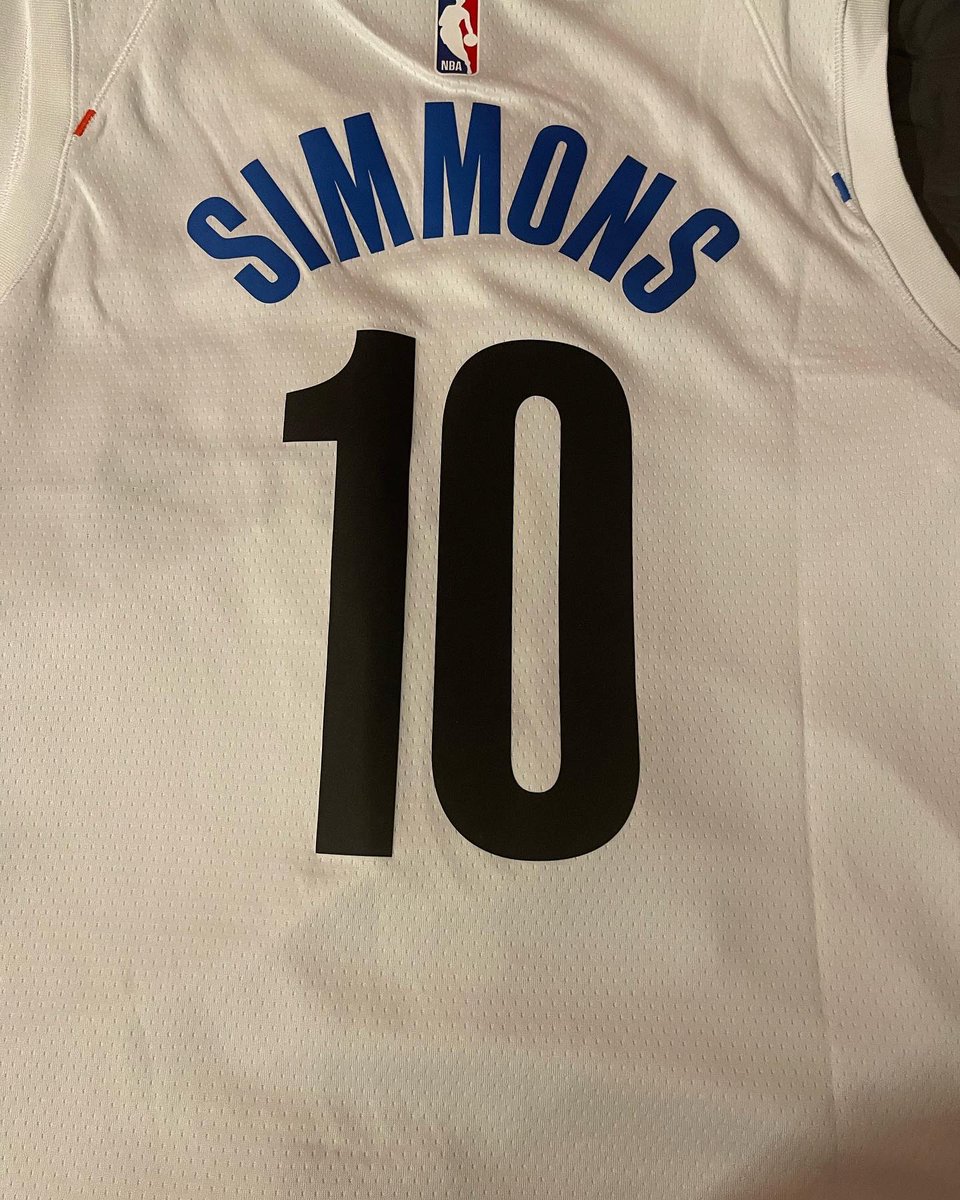Got my @BenSimmons25 Basquiat jersey. Still need to order my the ABA Kevin Durant & Kyrie Irving jersey’s… #NetsWorld @BrooklynNets