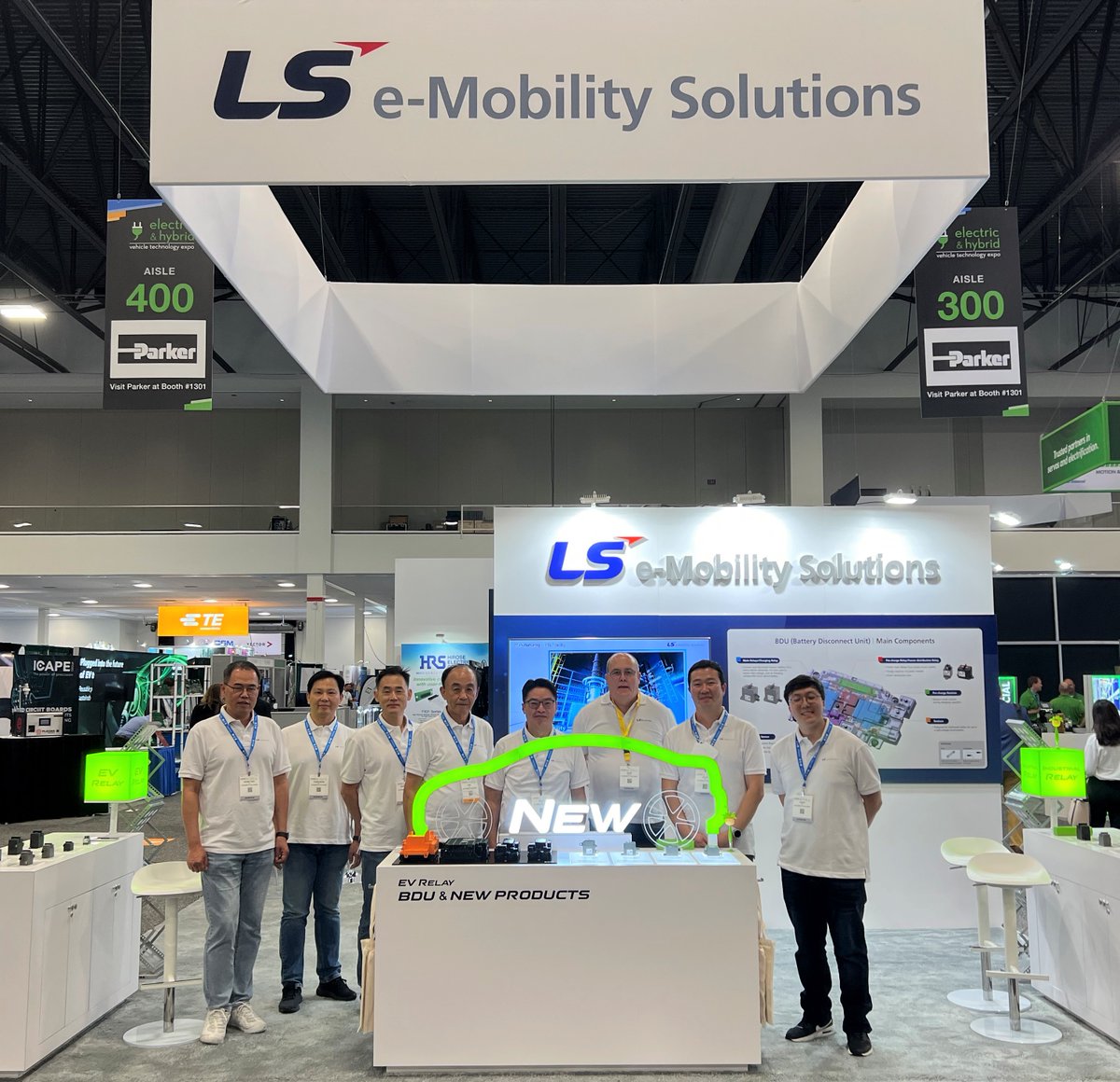 LS_eMS's tweet photo. From September 13 to 15, 2022, LS e-MS participated in The Battery Show North America 2022 in Detroit Michigan. At this event, we displayed high-quality EV Relay and Battery Disconnect Unit.:)

#Battery #Batteryshow #B2B #Electircity #particiaption #NorthAmerica #electricvehicles https://t.co/JpJnwtiUWl