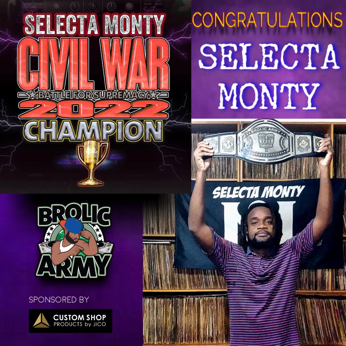JICO_INT's tweet photo. Congratulations SELECTA MONTY! Taking 1st place on the Brolic Army 2022 Civil War: Battle for Supremacy!
1st Place prize
x2 OMNIA J44A 7 DJ IMP NUDE
https://t.co/H0aH25K4Vg
x1 Cartridge Case
https://t.co/ijbathBmbW
#brolicarmydjschool #jico #djbattle #SelectaMonty
@DJROBSWIFT https://t.co/gRRfKP3hmF