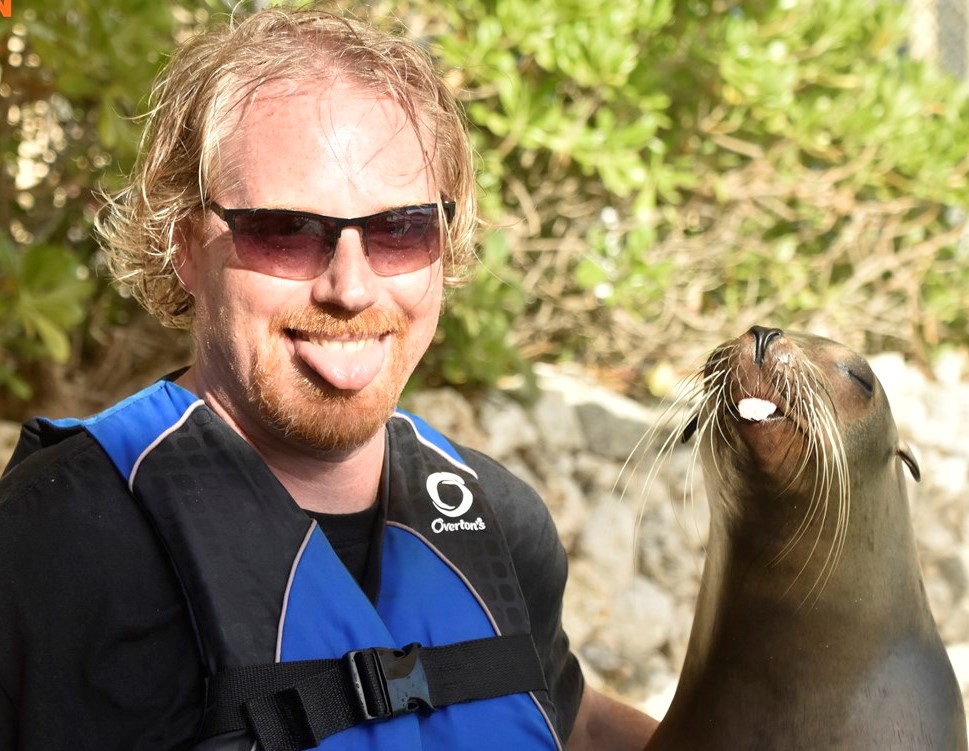 Hung out with this sea lion on vacation...