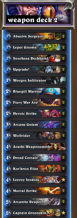 MinorBug__'s tweet photo. top 90 legend classic aggro warrior
AAEDAQcEtKEE3KEEvaIEyKMEDZWWBJeWBJmWBKGWBK6WBLCXBPugBIGhBL2hBNGhBMGiBMKiBMajBAA= https://t.co/qqDE15zTvE