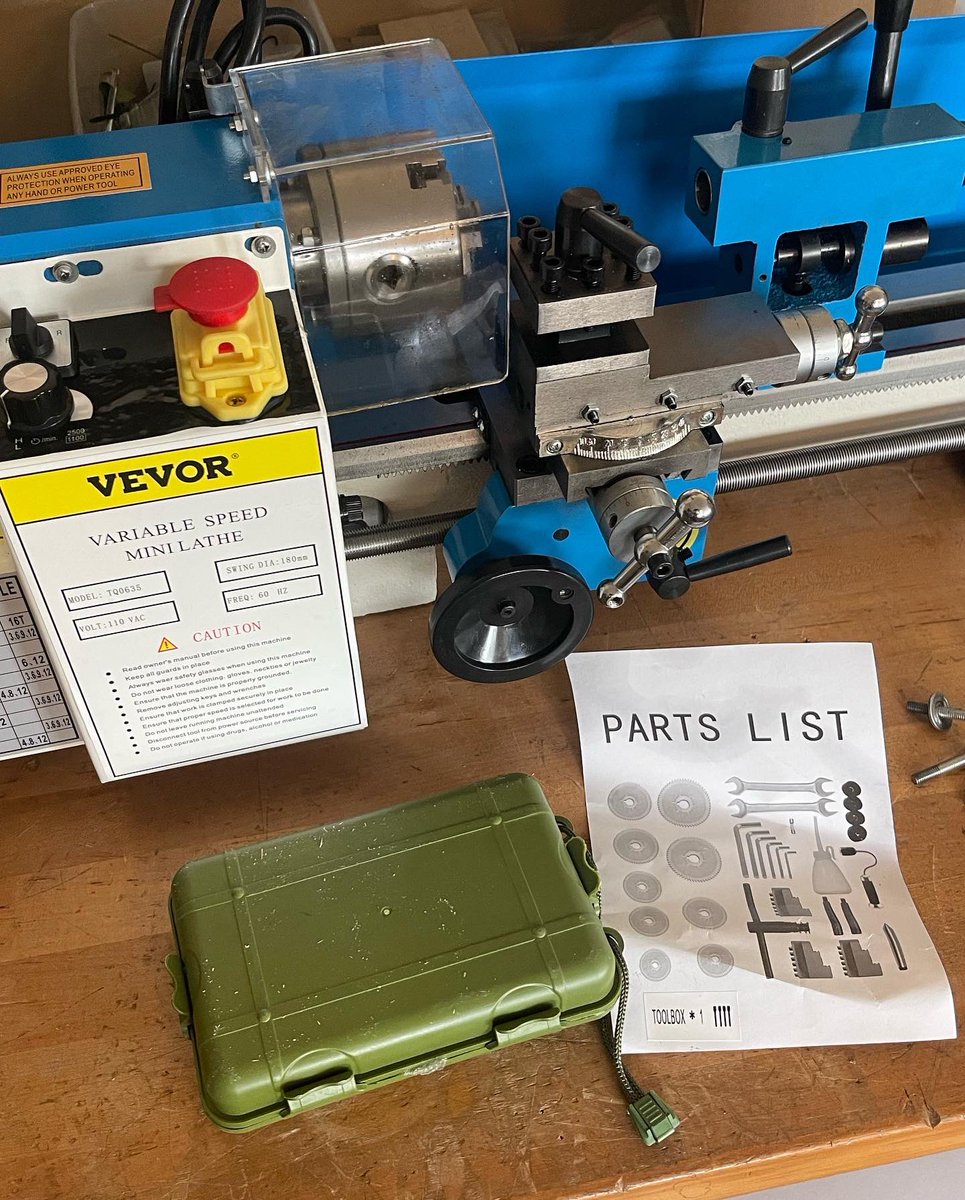 moisdude's tweet image. Got me a big boy toy to play in the bench…. Let’s see what we can make!