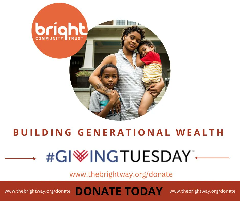 TheBrightWay's tweet photo. For us to stay consistent and BOLD, we need YOU  
Participate with us this Tuesday; the day of worldwide Radical Generosity.  

We must impact with everything we have. 

Help build a home today: https://t.co/ldxHhovhWD 
 #GivingTuesday  #buildingwealth #homeownership https://t.co/lpkQR4BYBu