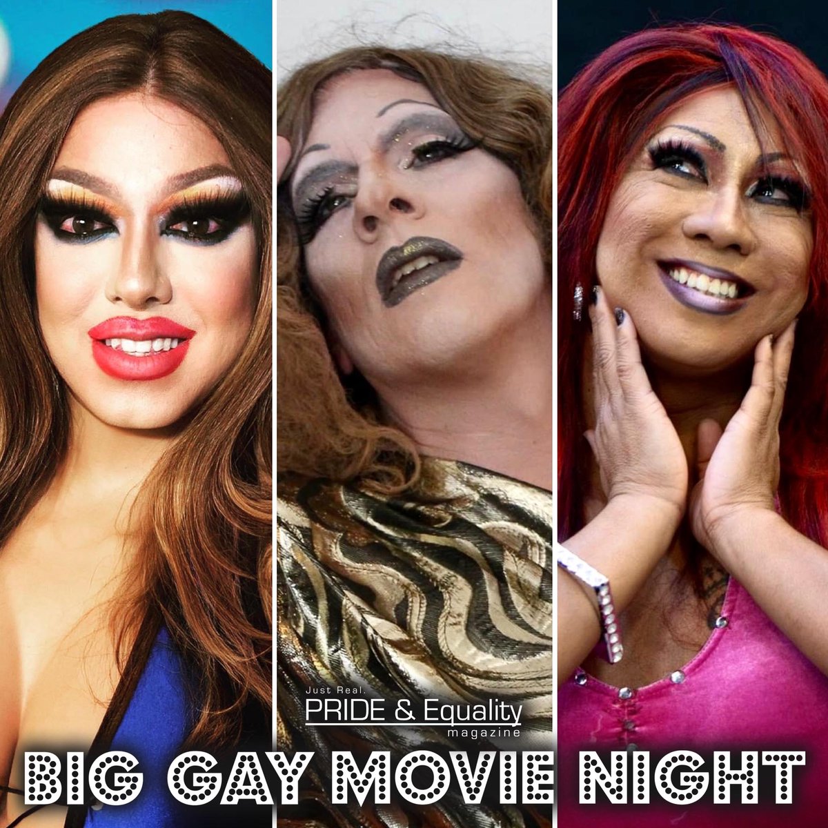 PrideEquality's tweet photo. Announcing our performers for Big Gay Movie Night:
KiKi Stratton
Chastity Belt-Off
Tsunami Couture
More to come, plus an announcement of who our host will be for the event! Get your tickets NOW!
🌈https://t.co/7jlboWPb5Q🌈
#prideequality #bgmn #biggaymovienight #PRIDE #newmexico https://t.co/aDwzXhnHnm