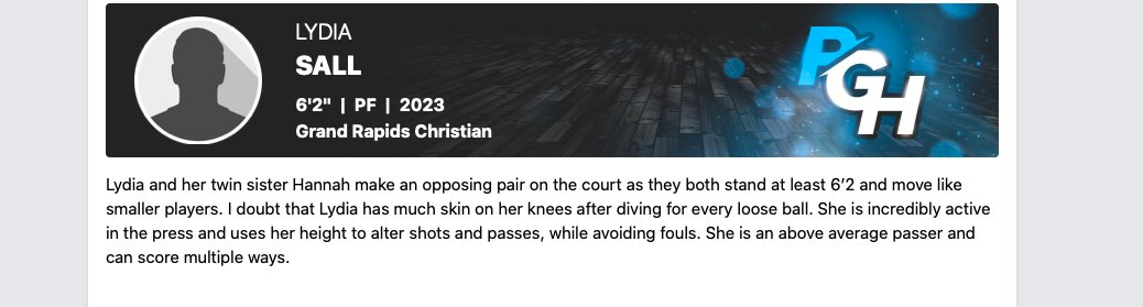 We enjoyed hosting and playing in this event!  Looking forward to a great season for Lydia and the rest of the team!  First game is Tuesday at Wyoming!

Thank you for the write up 
<a href="/tuck_coach/">Jeff Tuck</a>