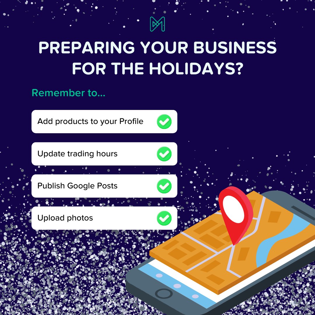 digitalmaascom's tweet photo. The holidays are just around the corner! Prepare your #GoogleBusinessProfile by following these tried and trusted tips from DigitalMaas. Read our blog today!

https://t.co/i1to9dn1eB

#localSEO #localsearch #heyGoogle https://t.co/1hBtxTBEZr
