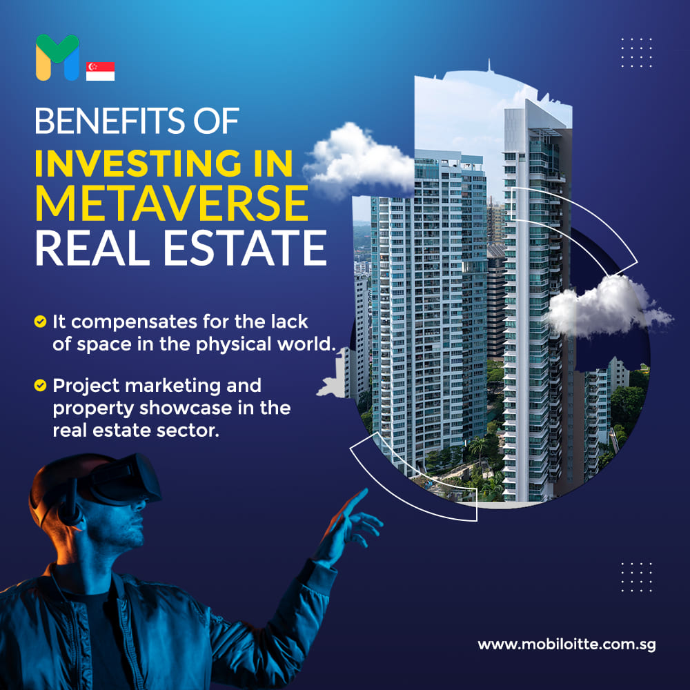 Mobiloitte_SG's tweet photo. Real estate properties can also be rented or leased. So investing in the real estate metaverse can be profitable.
https://t.co/6GDCGOnekJ
#metaverse #metaverseworld #virtalworld #realstate #metaversecommunity #mobiloitte https://t.co/0AhUY90XWI