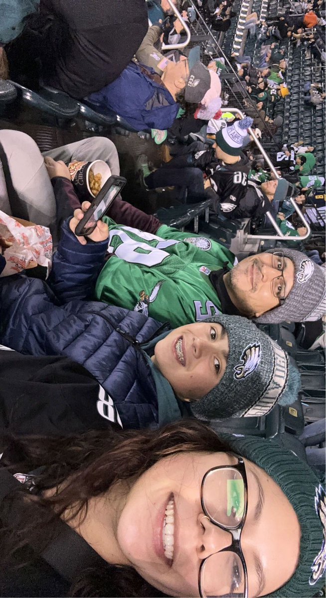 Haydn_Torres's tweet photo. First eagles game for all 3 
#madeforeagleswatching https://t.co/G4msg8gLRQ