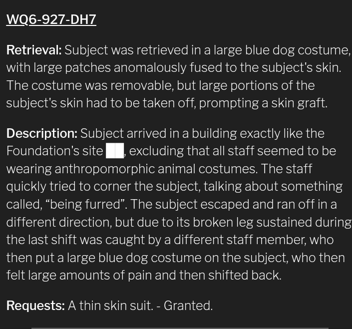 Voidwalker_Z_'s tweet photo. It's an SCP stories piece that I just like and really wanting to happen https://t.co/v50Xij1VeY