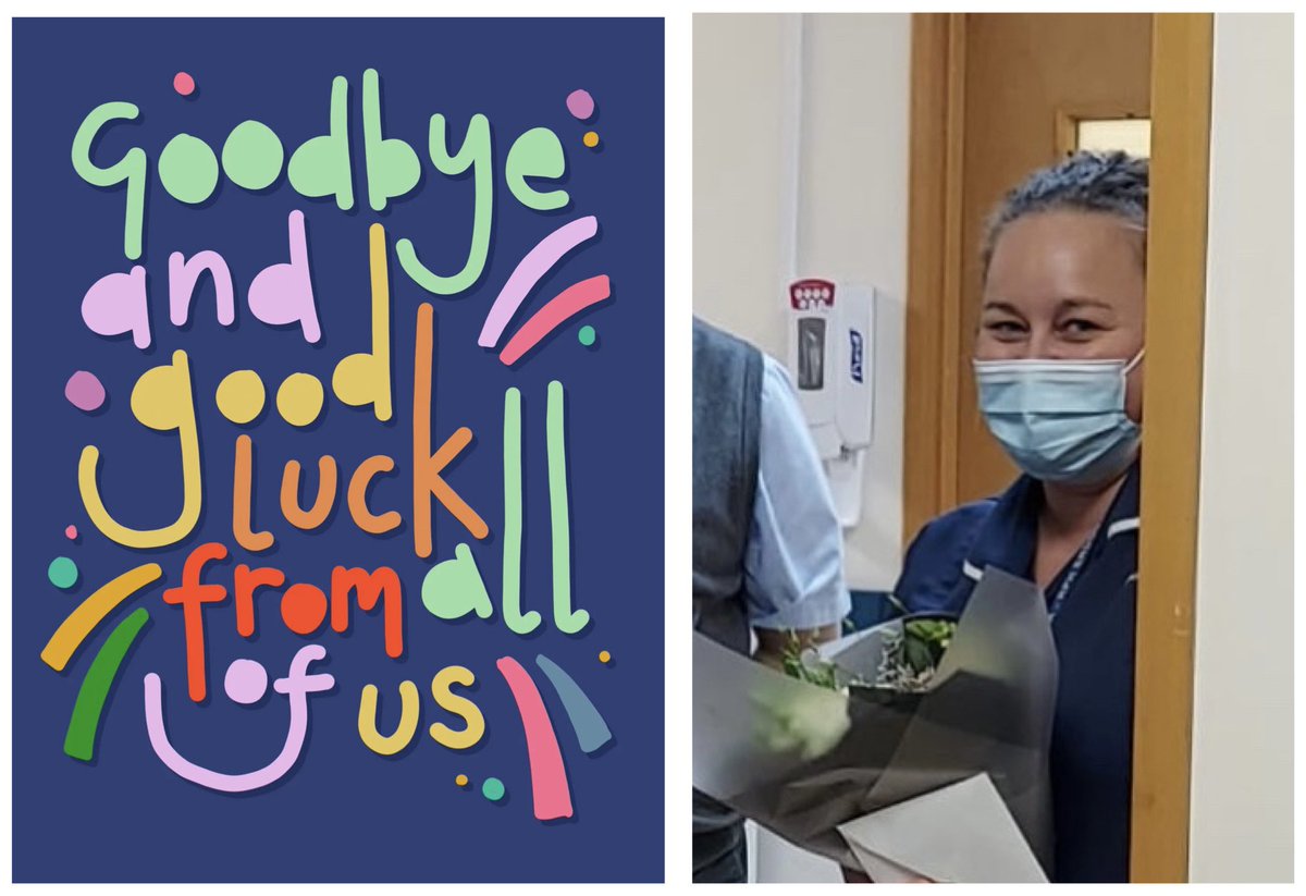 <a href="/LancsEndoRPH/">LancsHospEndoscopy RPH</a> are sad😢to be saying goodbye👋🏻to @michelyn78 as she left her #Band6Sisters role this week, to commence her new role as a trainee nurse endoscopist <a href="/LancsHospitals/">Chorley & Royal Preston</a>. We look forward to seeing her on the unit, when she returns to undertake her endoscopy lists 😊🧡🌈