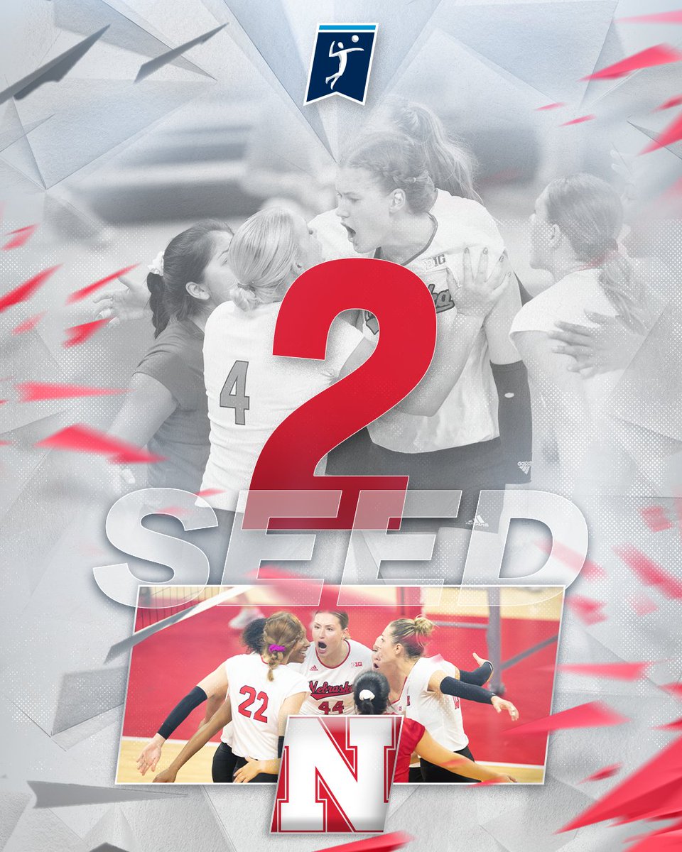 NCAAVolleyball's tweet photo. 𝐍𝐨. 2️⃣ 𝐒𝐞𝐞𝐝 – 𝐁𝐨𝐭𝐭𝐨𝐦 𝐑𝐢𝐠𝐡𝐭 𝐑𝐞𝐠𝐢𝐨𝐧𝐚𝐥
🌽 @Huskervball
 
#NCAAWVB https://t.co/QupvDd3zIM