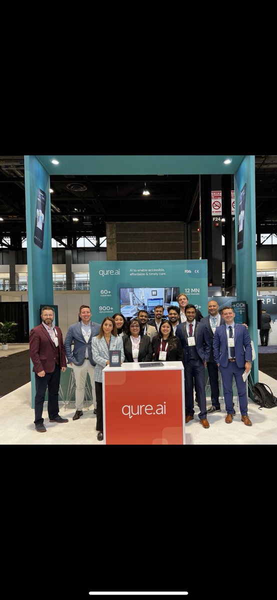 What a great day 1 at <a href="/RSNA/">RSNA</a> !
Come visit us <a href="/qure_ai/">Qure.ai</a> booth right next to the #AItheater.