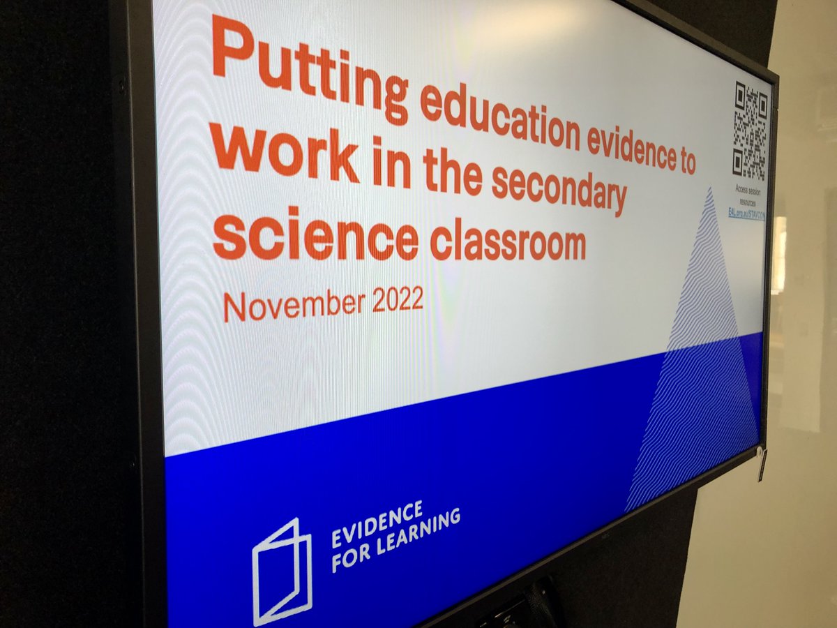 mrrosenbrock's tweet photo. A delight to run a session on putting education evidence to work in the secondary science classroom at @STAVscience #STAVCon22 unpacking the 7 recommendations and supporting resources from @E4Ltweets latest Guidance Report: Improving secondary science https://t.co/O0thu86xLz https://t.co/VcUMcs91mu