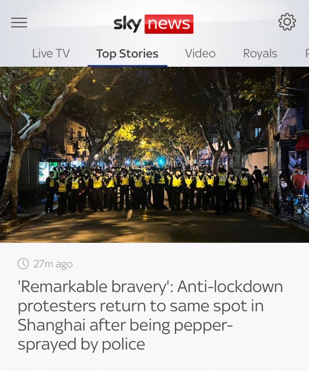 Wait a minute - when we protested against lockdown, we were decried as selfish granny-killing idiots. Why is the exact same thing considered "brave" in China?