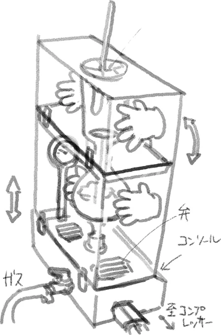 @Umi_Bozu_ 操作用の手袋をつけると減圧で膨らんで見た目も楽しいですねw
(でかいw) 