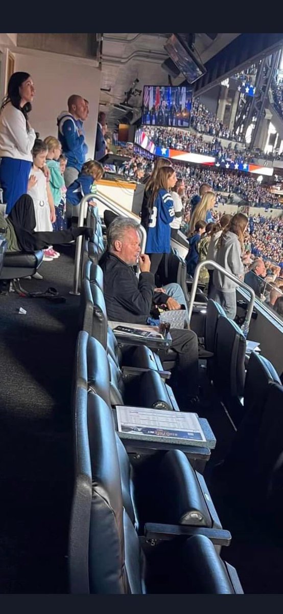 SweepReality's tweet photo. @TeddiMellencamp @BravoWWHL @Andy @BravoTV @johnmellencamp Ask John why he didn’t stand for the National Anthem the other week. I’m sure his daughter will cut him off to get extra air time but would love to hear why he wouldn’t stand #StandForTheAnthem https://t.co/JemfdH8VtY