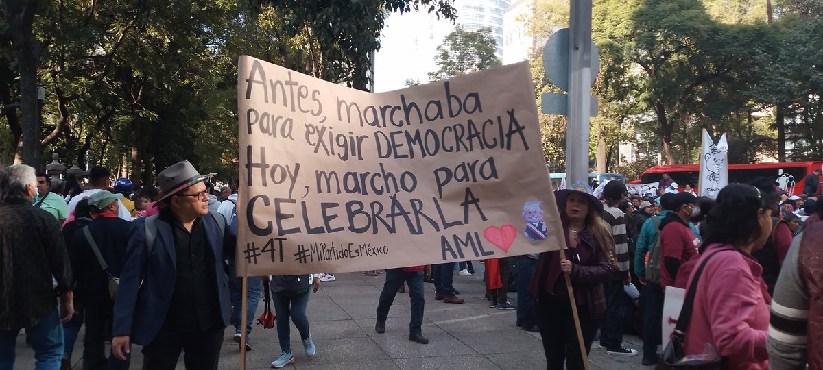 NORMAMORANS's tweet photo. #27NovMarchaAMLO #EsUnHonorMARCHARconObrador https://t.co/FbGLeKDMlM