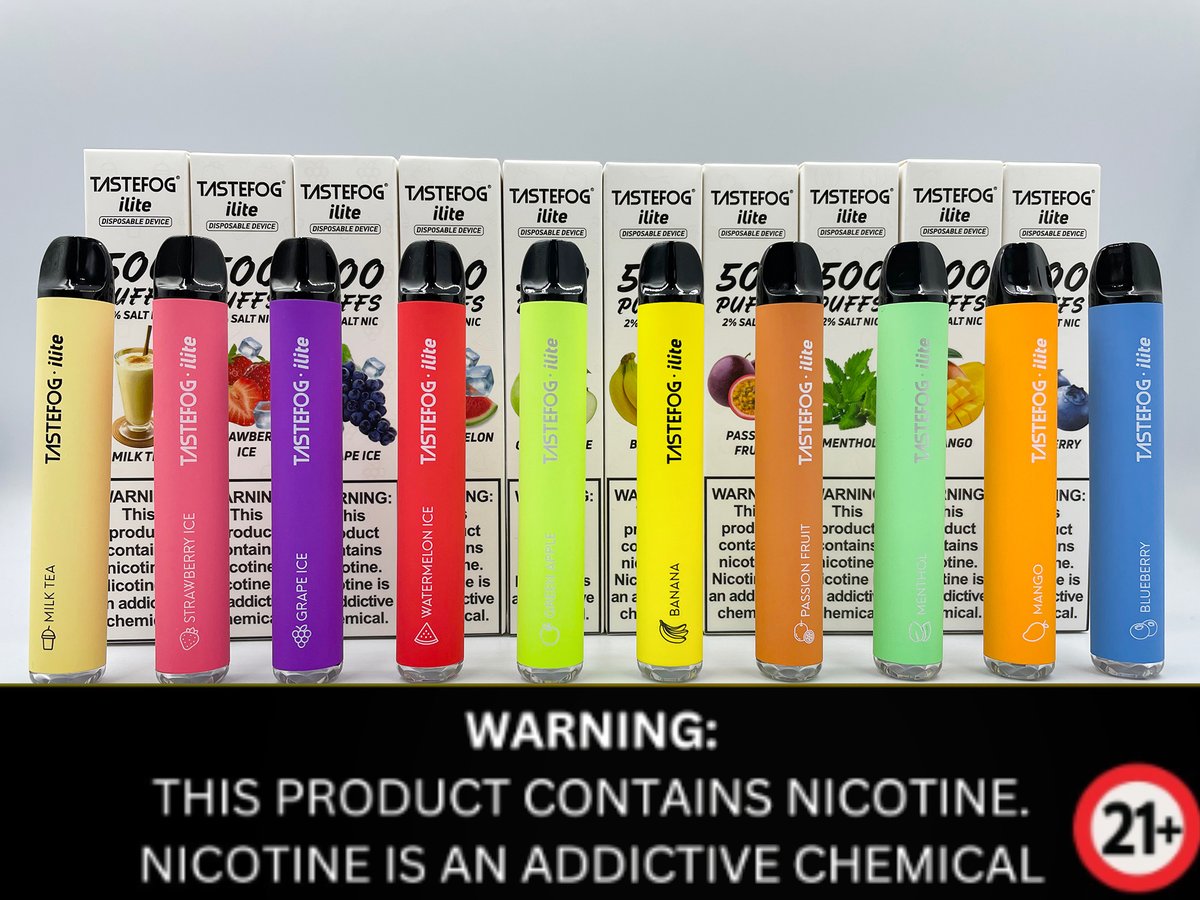 🔥🔥Hot Sell Tastefog Ilite 600 Puffs Disposable Vape Mini Pen Tpd Certification

#vapepen #vapepenangshop #vaping #minivape #vapepod #vapekit #disposable #disposablevape #juicevape #fruitflavor #tabacco #smoke #smoking #vapeuk #vapespain #vapeeurope #newvape #fyp #vapewholesale