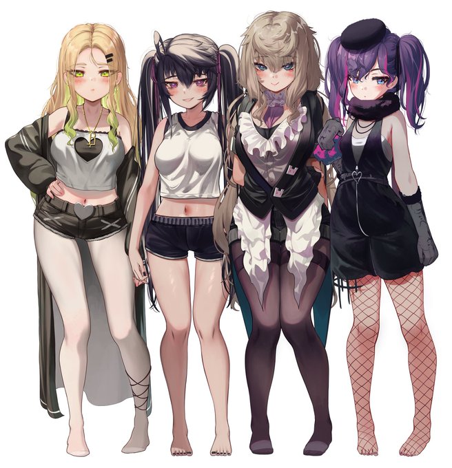 ヒロインたちです。 