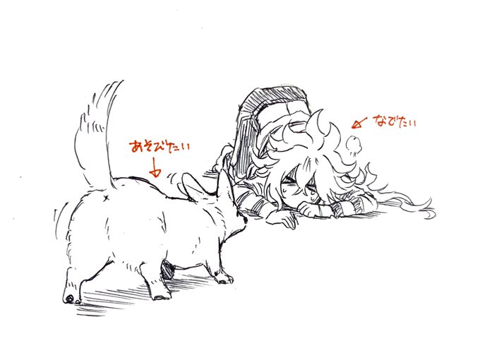 悲しいすれ違いをする推しと推しの絵です。 https://t.co/WSxsLiqmcv