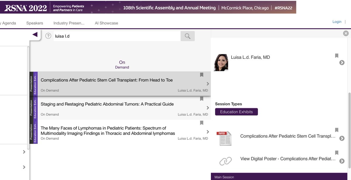 FariaLuisaL's tweet photo. Attending RSNA 2022?
Check out the Educational Exhibits presented by our team at #RSNA2022 #PedRad @RSNA https://t.co/gHkDKo5ZyN