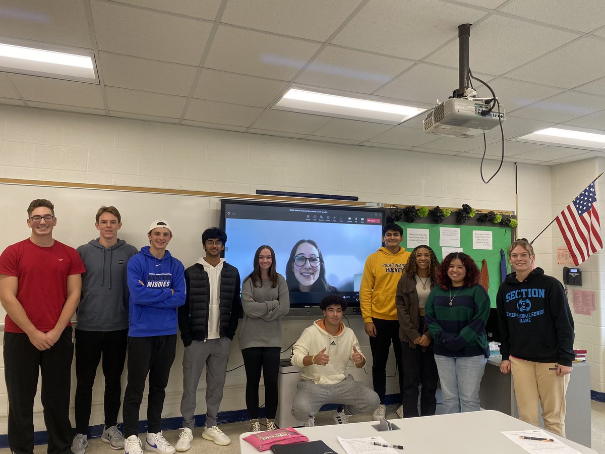 Monticello High School Academy of Finance (@mcsdnaf) on Twitter photo Alumna Annie Purcell, CPA visited seniors taking SUNY Sullivan Financial Acctg and shared that taking this course while in the AOF sparked her acctg career interest. Thank you Annie for making time for your alma mater! #BeFutureReady <a href="/MonticelloCSD/">Monticello Schools</a> Alumna Annie Purcell, CPA visited seniors taking SUNY Sullivan Financial Acctg and shared that taking this course while in the AOF sparked her acctg career interest. Thank you Annie for making time for your alma mater! #BeFutureReady <a href="/MonticelloCSD/">Monticello Schools</a>