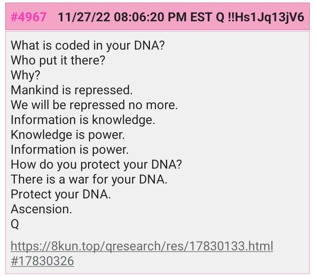 Astarawhatever's tweet photo. Latest Q post! 
My new fave.. 🥰��🏼💕 

but some say: 

The “new” @Q posts are bogus! They are coming from #codemonkeyz #jimisnotq and #TrueGenFlynn

What do you think? 🤔 https://t.co/JhTeMUtnrO