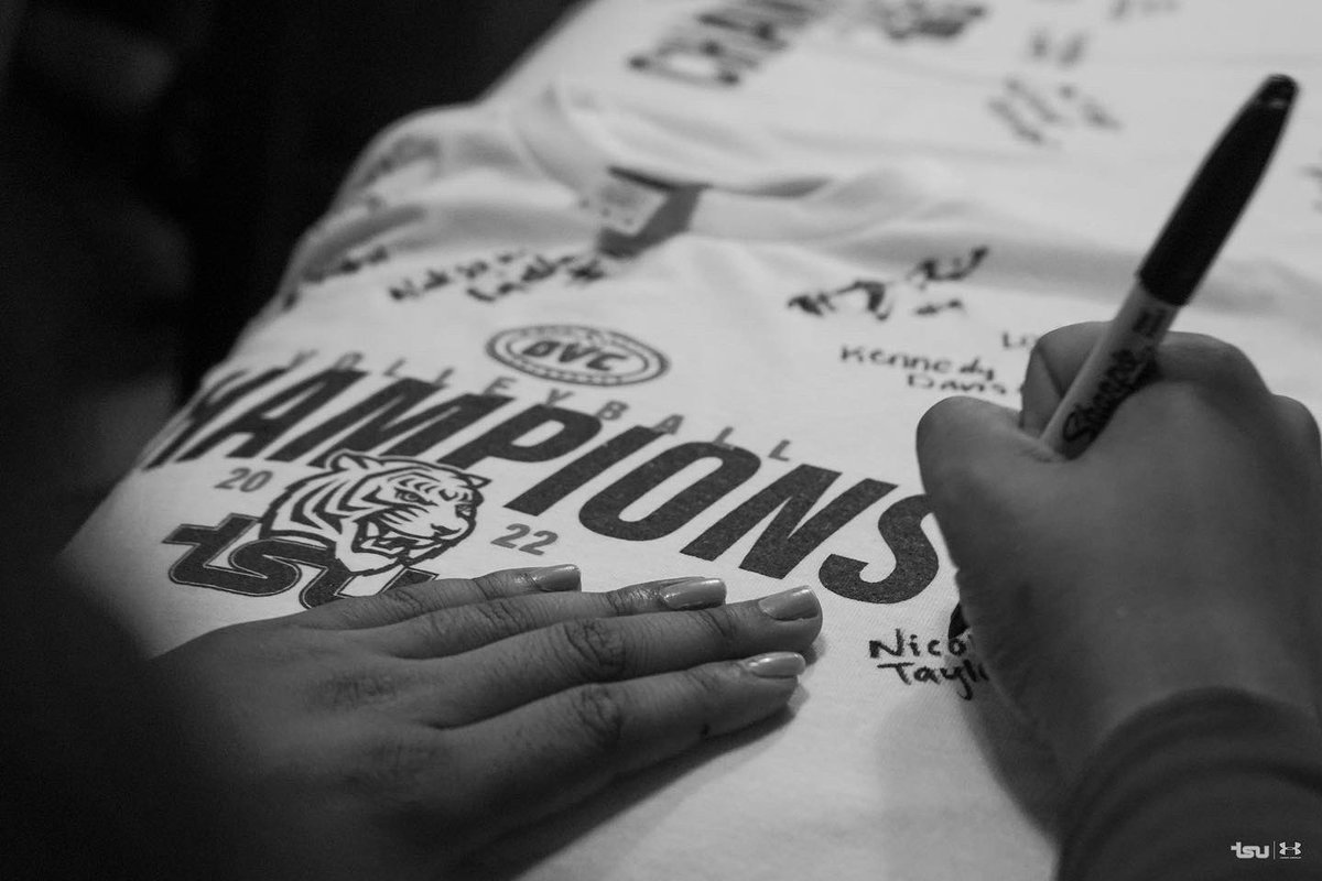 TSUTigersVB's tweet photo. Thank you #RoarCity for your support! NCAA Bound &amp; Ready!!! https://t.co/hTqptxnB4t