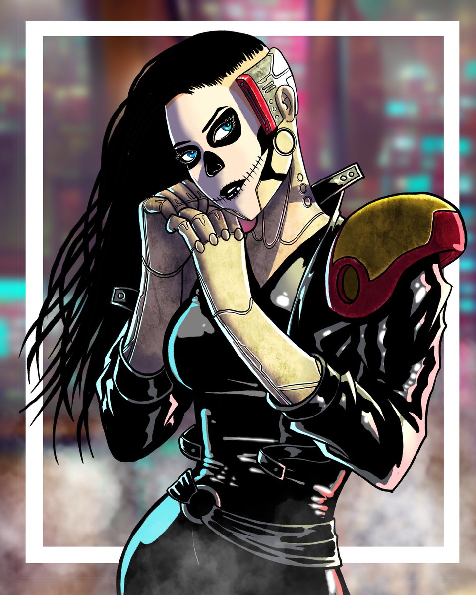 dethrune's tweet photo. Just a random #cyberpunk girl...#originalart #originalcharacter #originalcharacterart #characterart #characterillustration #procreate #procreateart #procreatedrawing #procreateillustration #digitalart #digitaldrawing #digitalillustration https://t.co/ifIslT24vZ