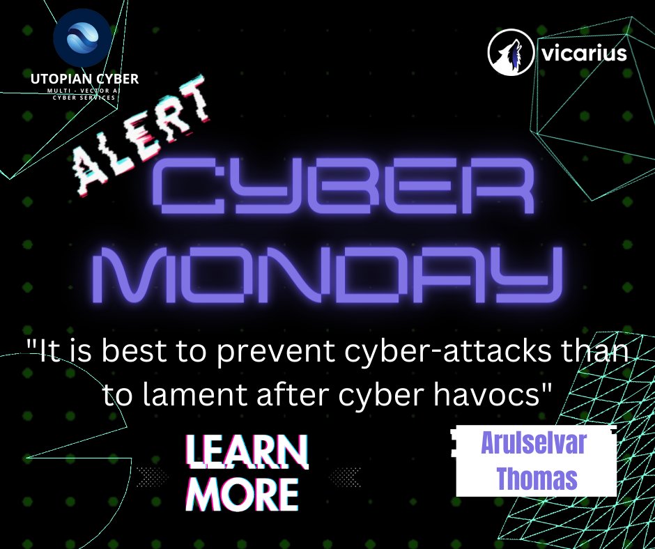 UTOPIANCyberLLC's tweet photo. Cyber-attacks are a growing threat in our world. They can cause massive damage to businesses and individuals, and this damage can be life-changing. 

https://t.co/PyR7qZ7yCw

#UTOPIANCyberLLC #cybersecurity #cybervulnerabilities #cybervulnerabilityremediations #cloudsecurity https://t.co/iDrTPuK6qk
