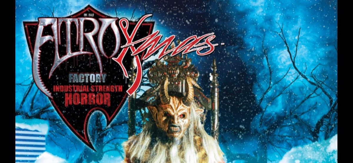 AtroxFactory's tweet photo. It’s that time of the year when people “Scream in Fear” instead of holiday cheer..

It’s AtroxMas 

4 nights only 

For all the who-rific details check out, 
https://t.co/1kgGUbjhUF

#atroxmas #atroxfactory #krampus #krampusiscoming #thedarksideoftheholidays https://t.co/7qfiH5myJN