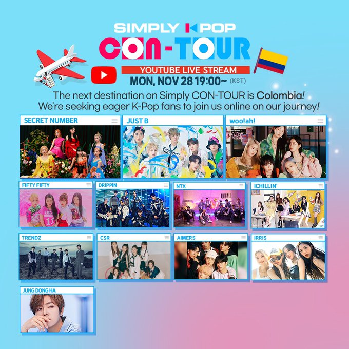 AIMERS_VT's tweet photo. 🎯 AIMING! 

Tune into AIMERS' on Simply K-Pop CON-TOUR today!

🗓️ NOVEMBER 28 7:00PM KST

🔗: https://t.co/5ggLTmwuWY
🔗: https://t.co/22oHN0LUIp https://t.co/2eK4SaKd6r
