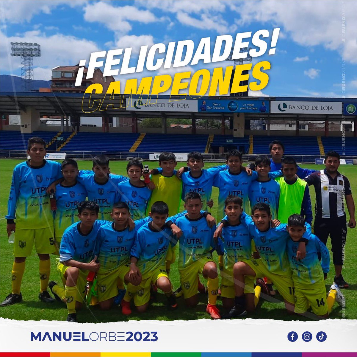 ManuelOrbeJ's tweet photo. ✅La representación celicana nos motivada; gracias por la dedicación y perseverancia! Confiamos en sus talentos. ⚽️ Como dirigente deportivo me satisface que la juventud forje su desarrollo con sólidas bases en el quehacer formativo 🤝#ConOrbeTodoEsAlegría #UnPolíticosDeCambios https://t.co/D5DEqfpUFY