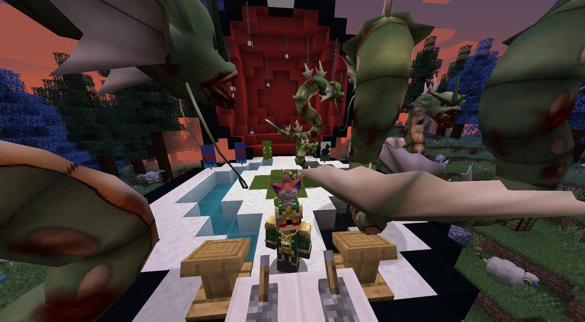 CrabSMP's tweet photo. Had a great first event! We had everything from teams of Zombie Gyarados to the full Miltank team that took 3rd place.  Congratulations to @DjSquishy114 for winning the first #ShinySMP event!

#Minecraft #Pixelmon https://t.co/iqKuKbF4AI