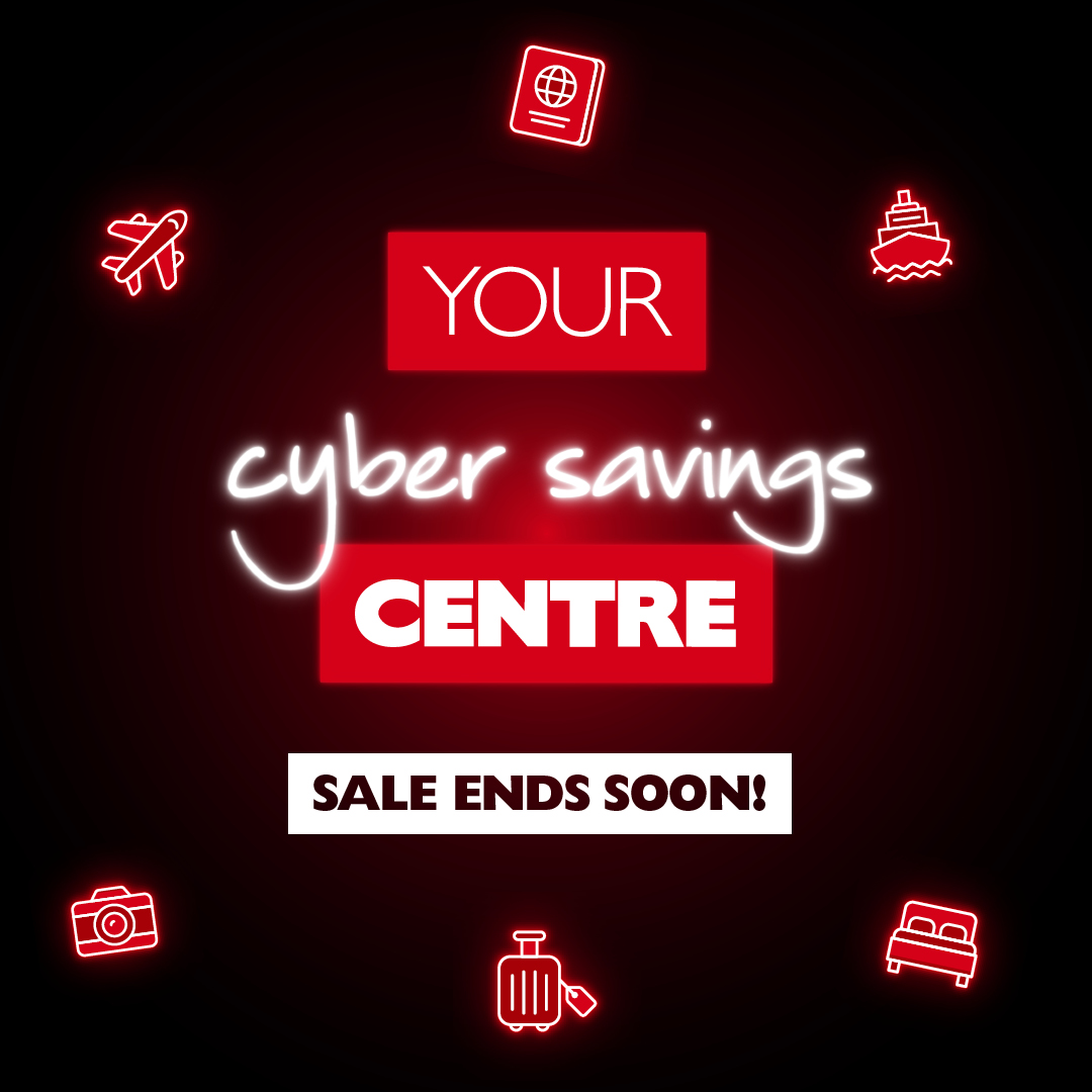 📢Attention📢 This is your captain speaking ❗ 
If you haven’t snapped up one of our incredible cyber sale deals, you're running out of time ⏰ 
Click here ➡️ travl.to/6012daIMq ⬅️ to check them out and download the Flight Centre app to stay up to date 📱