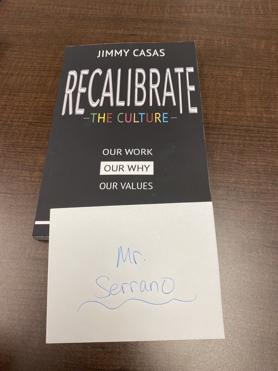 JSerranoTX's tweet photo. Just finished reading this book! All I can say is WOW! It really hit the spot! Thank you @thedrgrady for the inspiring read that you provided me with! Thank you @casas_jimmy for this AMAZING work! It’s time to recalibrate! https://t.co/1bu2gjIhZa