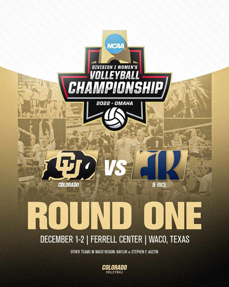 The Buffs will take on Rice in the tournament’first round!

#GoBuffs