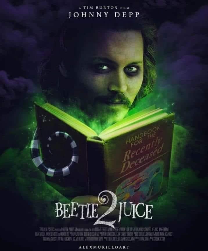 PunkDemigoddess's tweet photo. Who’s excited? ☠️🔥😈 #Beetlejuice2 #HorrorFam #MutantFam #HorrorCommunity https://t.co/0F7E877VWk
