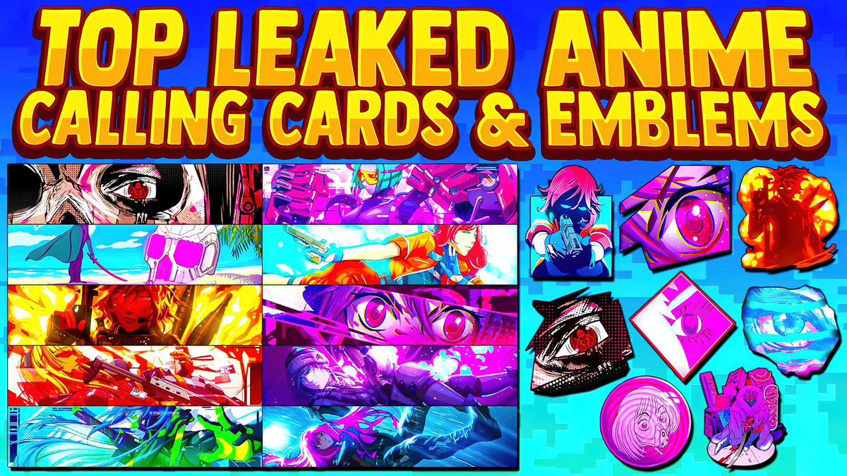 Orbssy's tweet photo. BEST LEAKED ANIME CALLING CARDS &amp; EMBLEMS in Modern Warfare 2

https://t.co/lpkivSXqrr https://t.co/BT2QAEDvt9