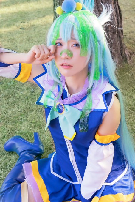 女性が喜ぶ ジンチャオライ アニメ コノスバ アクア コスプレ衣装 神の祝福 この素晴らしい世界 コスプレ ブルートップスカート 制服衣装 女性用 Camcamisiones Com Ar