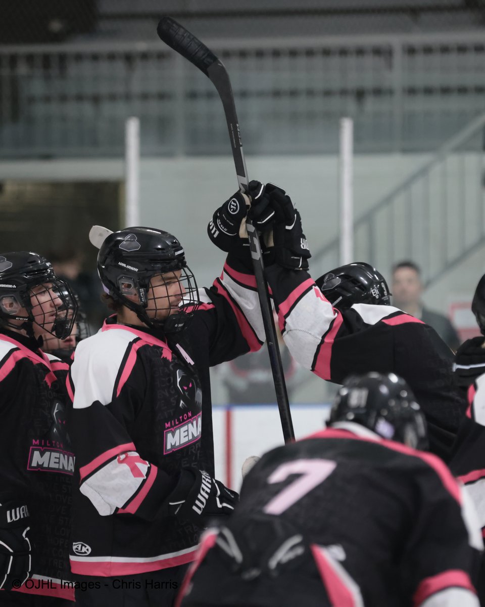 chriscapturedit's tweet photo. MILTON, ON - @OJHLCougars vs @MenaceOJHL - 5-2 Menace is this games final!! - © OJHL Images Chris Harris @ojhlofficial #leagueofchoice #Menacing #FearTheDarkness #Pinkintherink #CougarCountry https://t.co/7Ja0w1bhs9