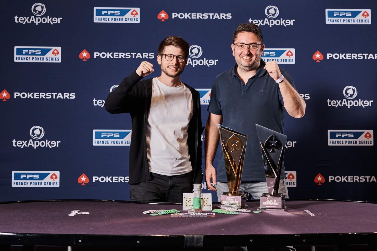 TexapokerLive's tweet photo. 👏 La Corse au sommet dans ce festival FPS Aix avec la victoire de Paul-François Tedeschi dans le High Roller pour conclure ! 
#poker #live #FPSAix https://t.co/uvAoZqK2jW