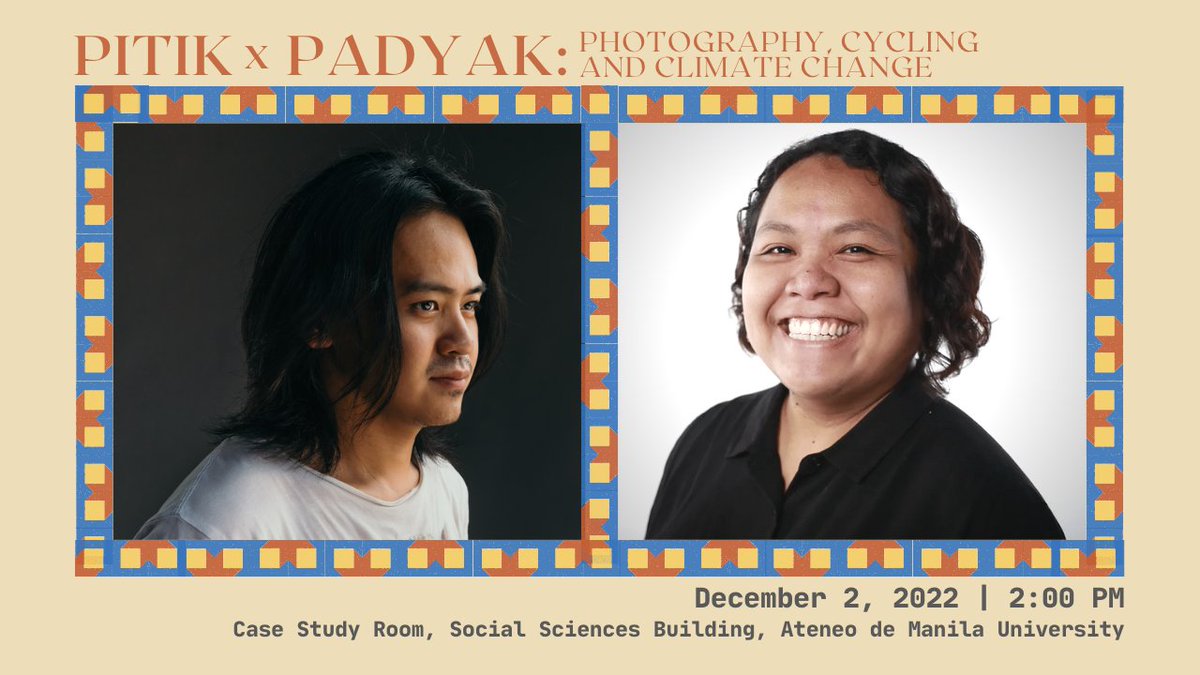 Photographers and Advocates @jilsonstiu and @acdimatatac to Lead Conversations on Photography, Cycling, and Climate Change at Pitik 2022 Read more: acfj.ateneo.edu/photographers-…